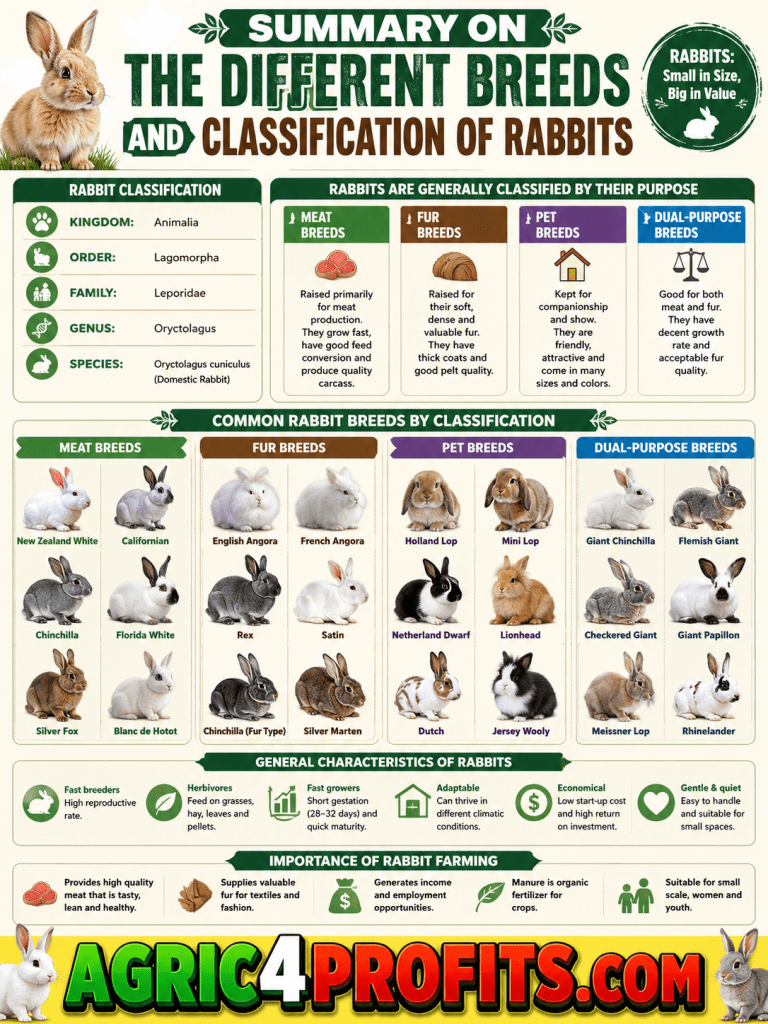 The Different Breeds and Classification of Rabbits - Agric4Profits