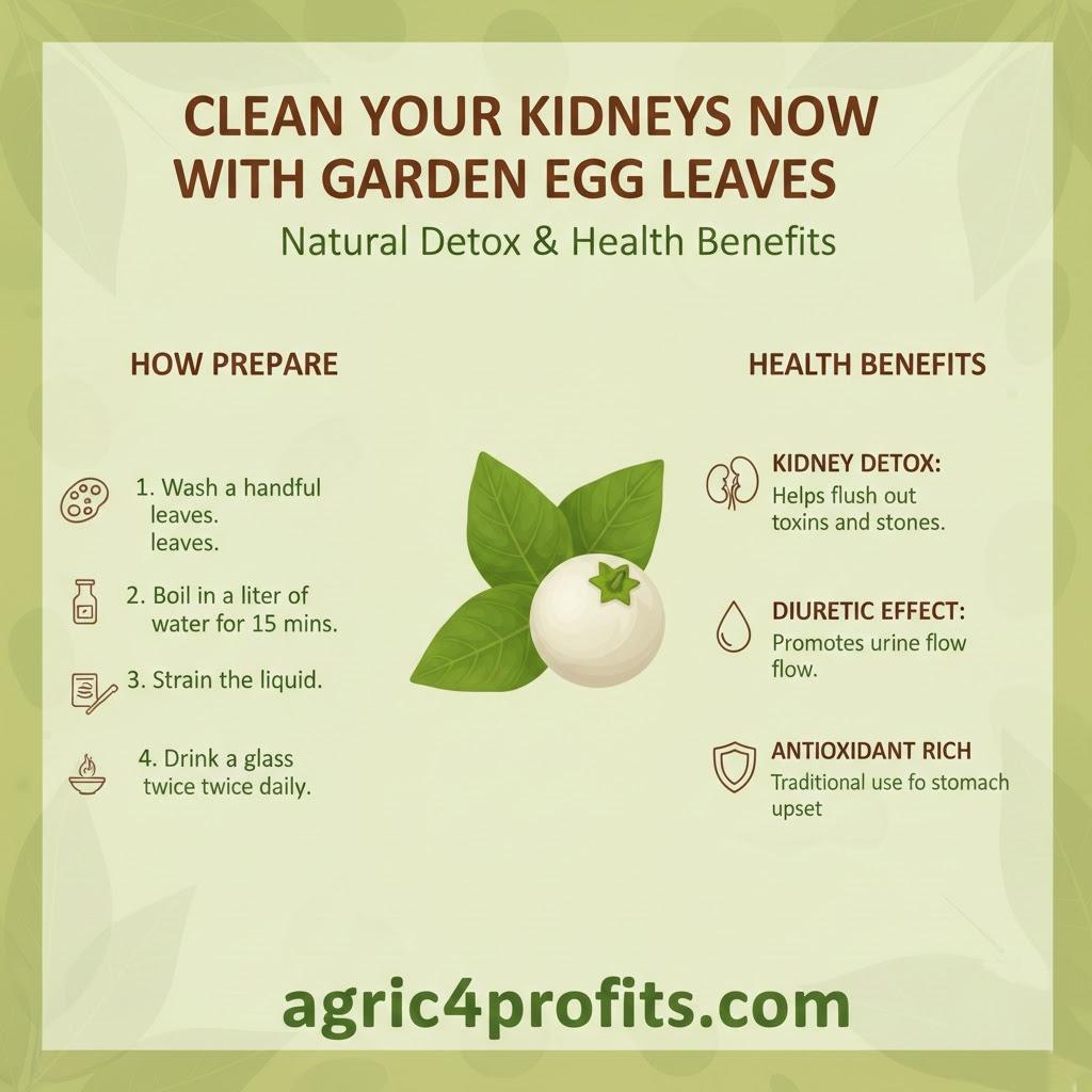 Clean Your Kidney Now With Garden Egg Leaves