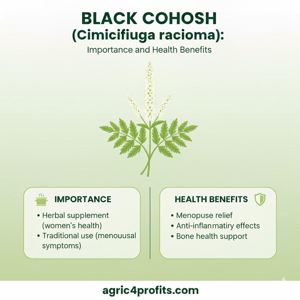 Actée à grappes noires, l'Importance et les Avantages pour la Santé