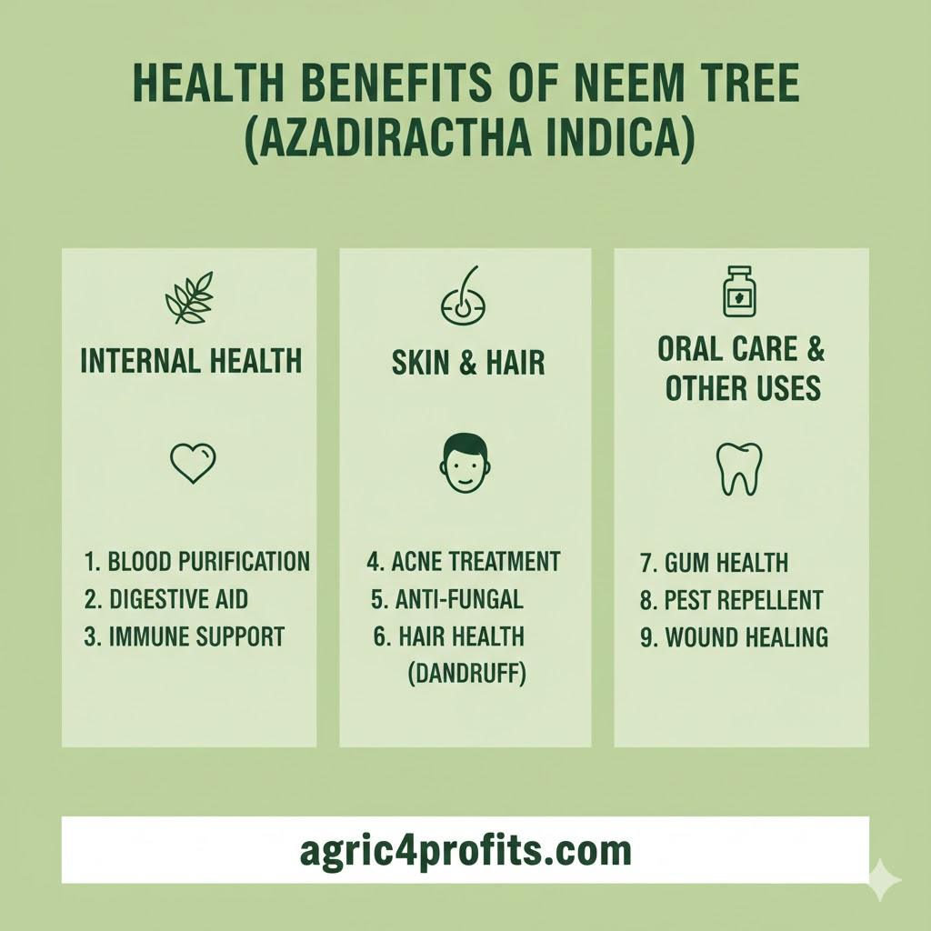 Health Benefits of Neem Tree 