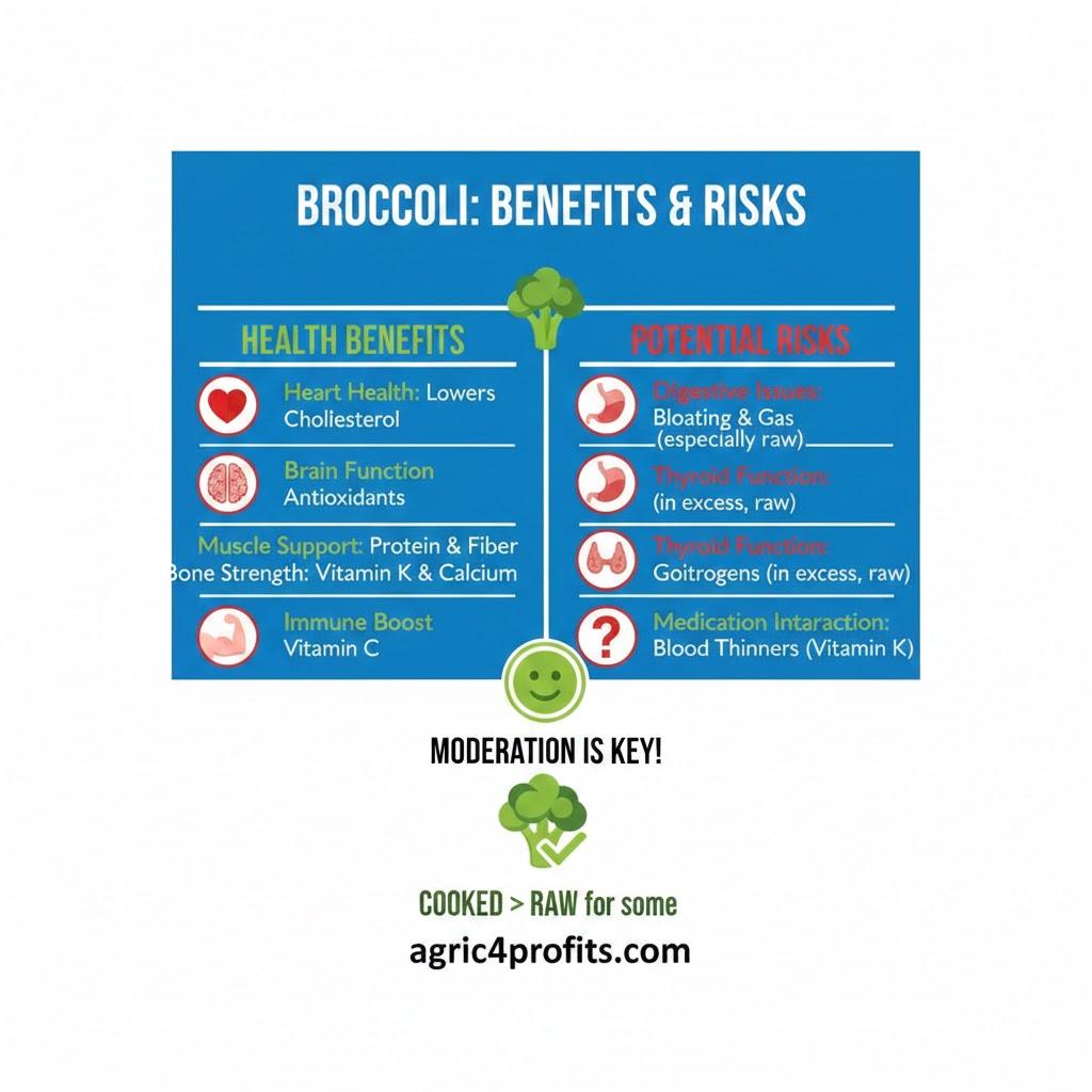 Health Benefits and Risks of Broccoli