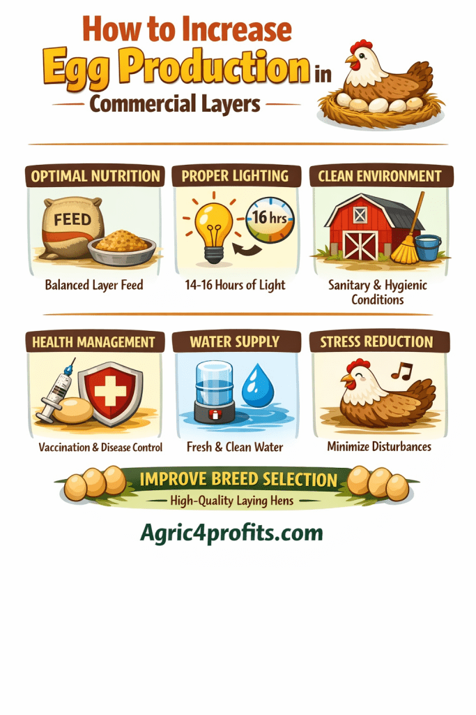 Comment Accroître la Production d'Œufs de pondeuses Commerciales
