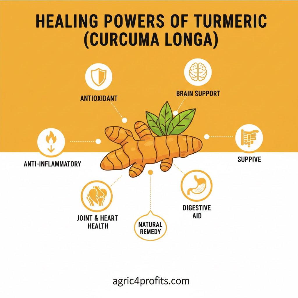 Les Pouvoirs de guérison de curcuma (Curcuma longa)