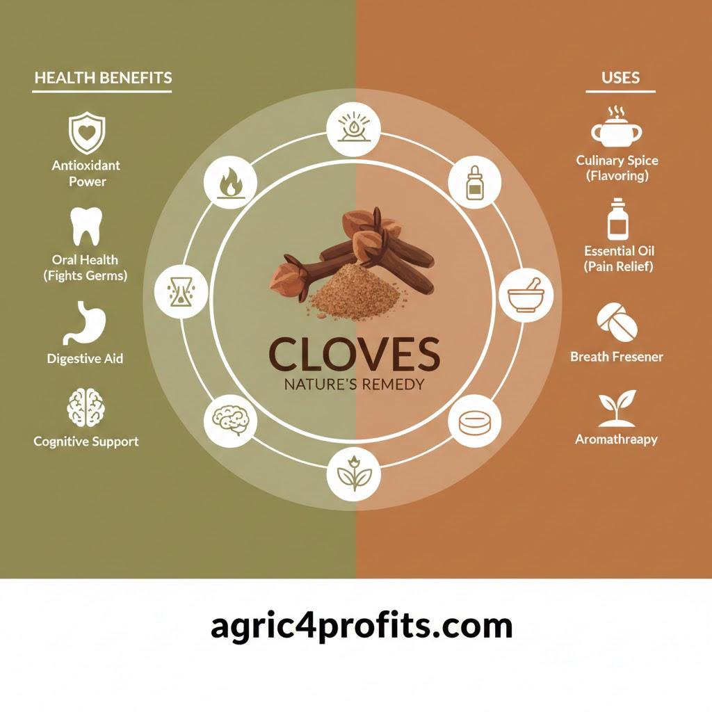 Avantages pour la santé et Utilise des clous de Girofle