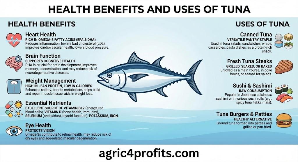 Avantages pour la santé et les Usages de Thon