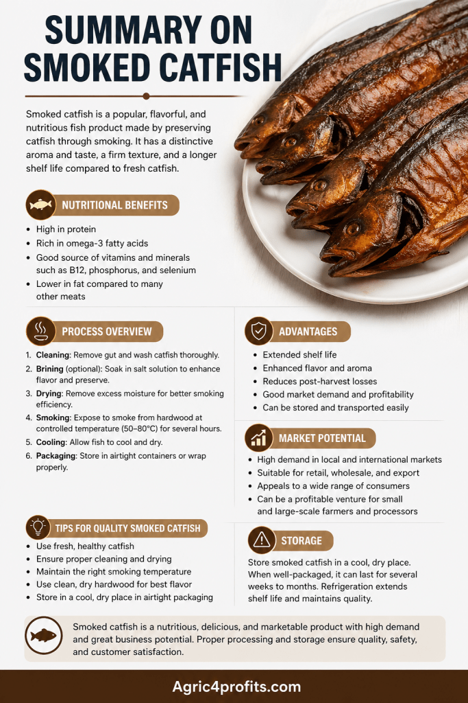 Health Benefits and Uses of Smoked Catfish - Agric4Profits
