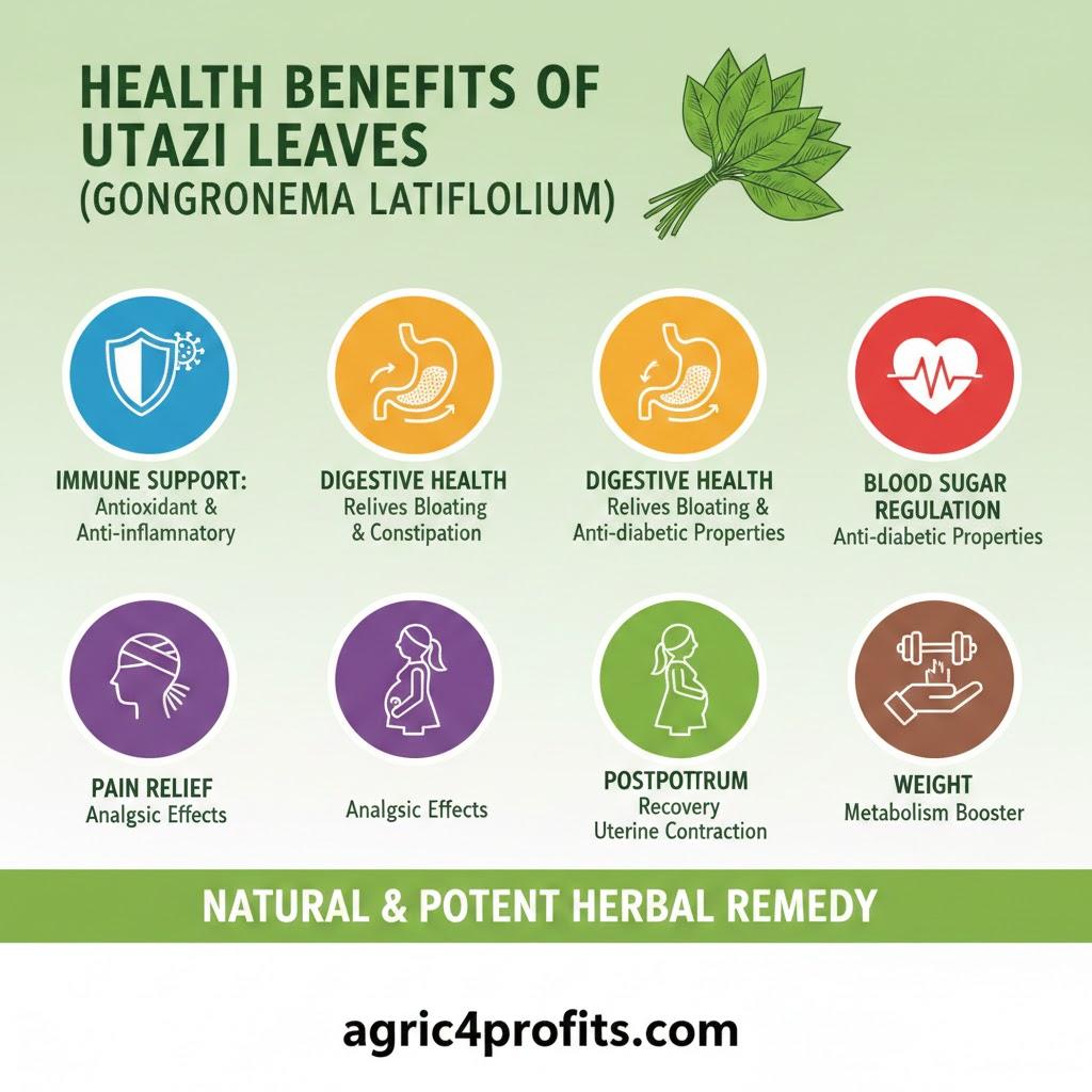 Health Benefits of Utazi Leaves