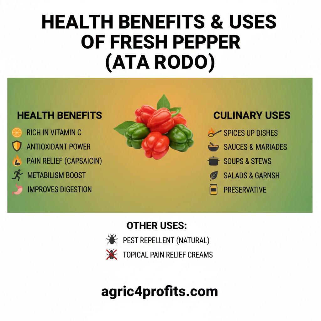Avantages pour la santé et les Usages de Poivre Frais