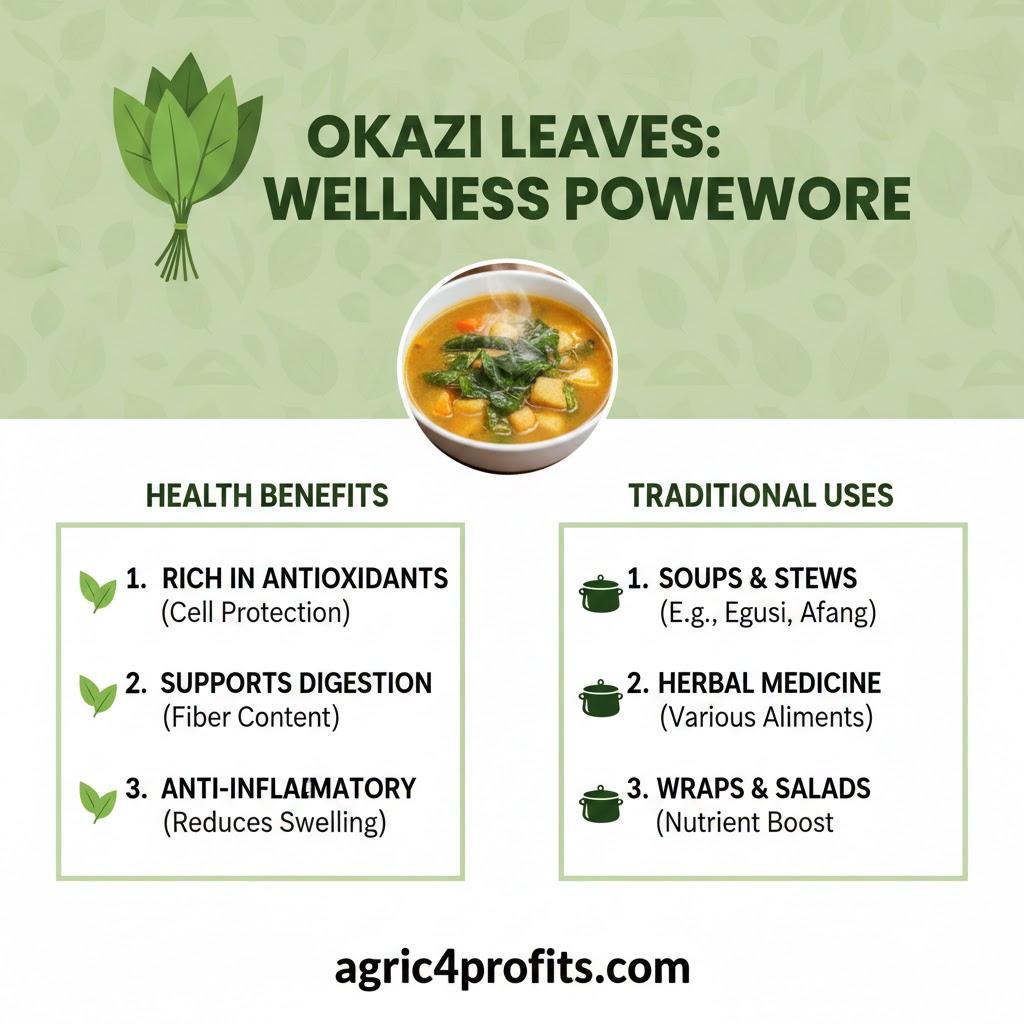 Health Benefits and Uses of Okazi Leaves