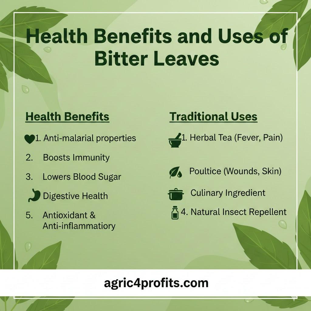 Avantages pour la santé et Utilise des Feuilles Amères