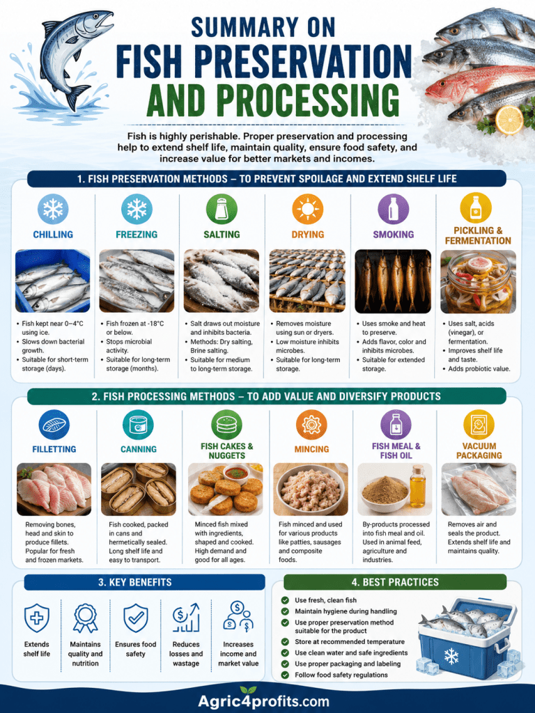 Fish Preservation and Processing Guide - Agric4Profits