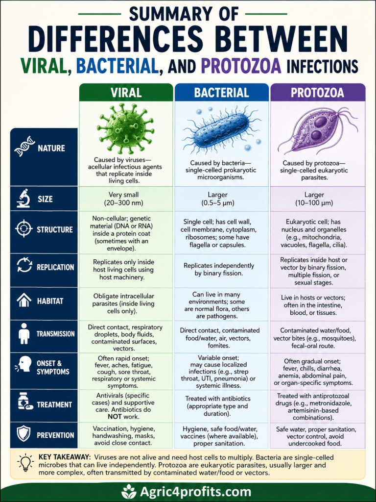 Differences between Viral Infection and Bacterial Infection