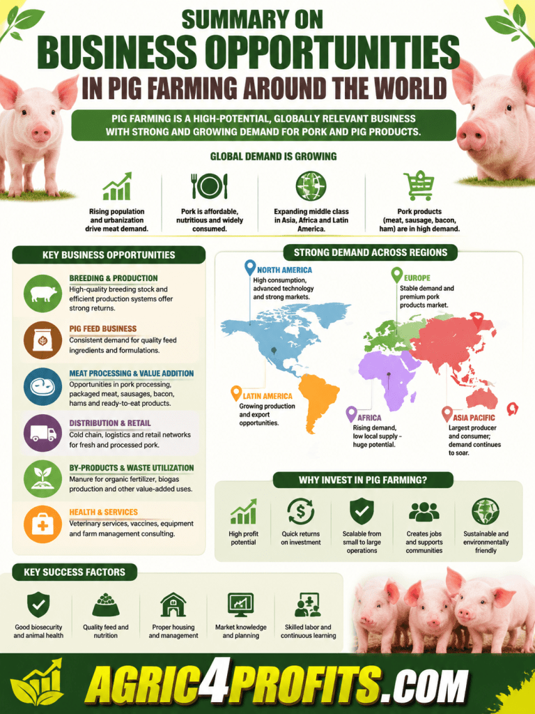 Business Opportunities in Pig Farming Around the World