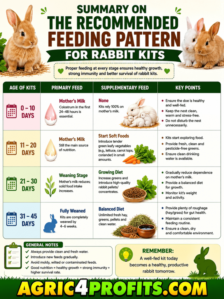 Le repas Recommandé de Modèle pour Lapin Kits
