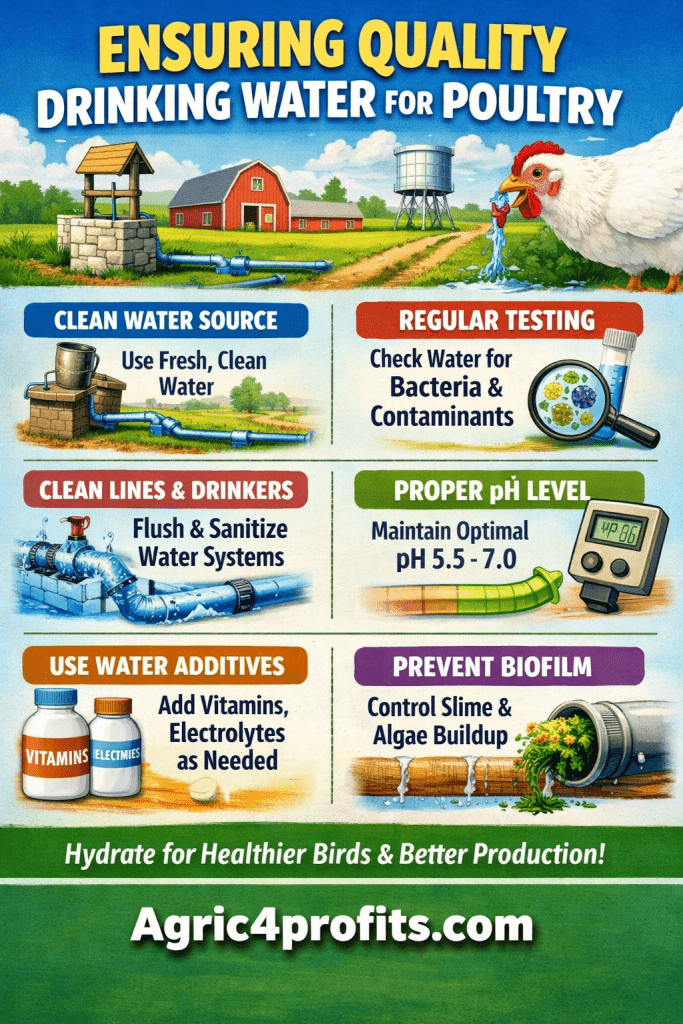 Ensuring Quality Drinking Water for Poultry