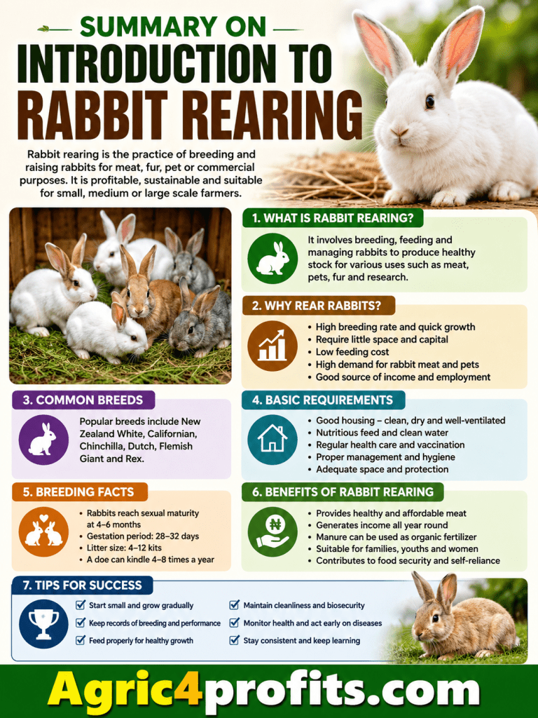 Rodent Rearing Introduction to Rabbit Rearing - Agric4Profits