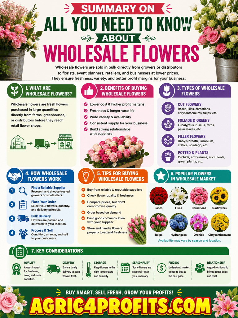 All You Need To Know About Wholesale Flowers