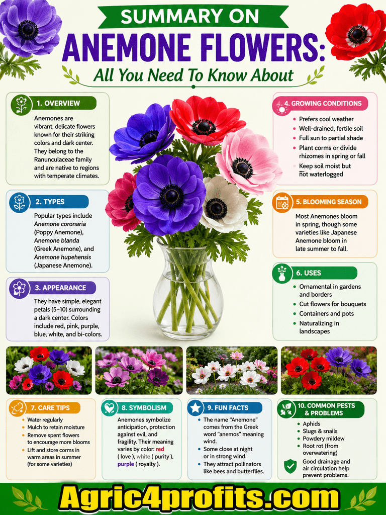 Anemone Flowers: All You Need To Know About