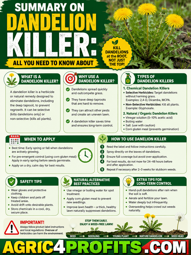 Dandelion Killer: All You Need To Know About