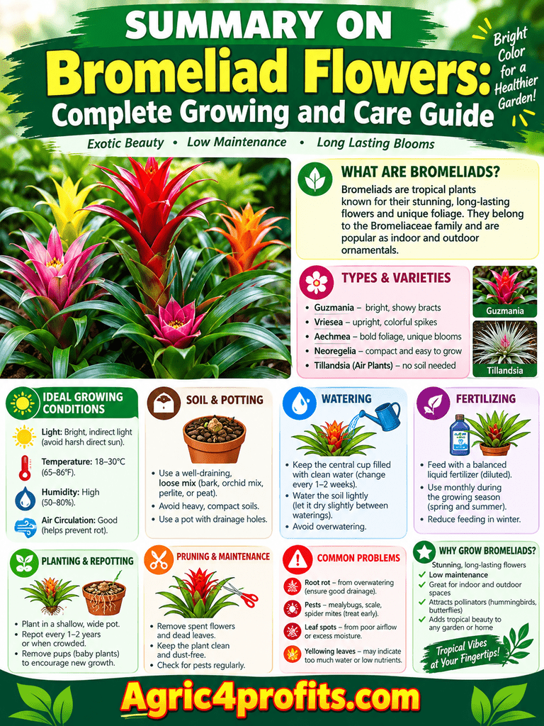 Bromeliad Flowers: Complete Growing and Care Guide