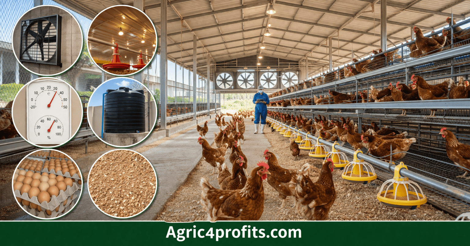 Complete Layer Chicken Farming Guide for Egg Production - Agric4Profits