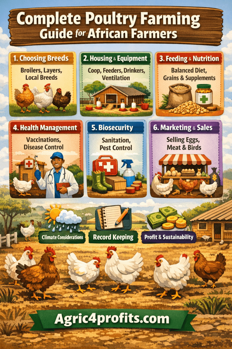 Complete Poultry Farming Guide for African Farmers - Agric4Profits