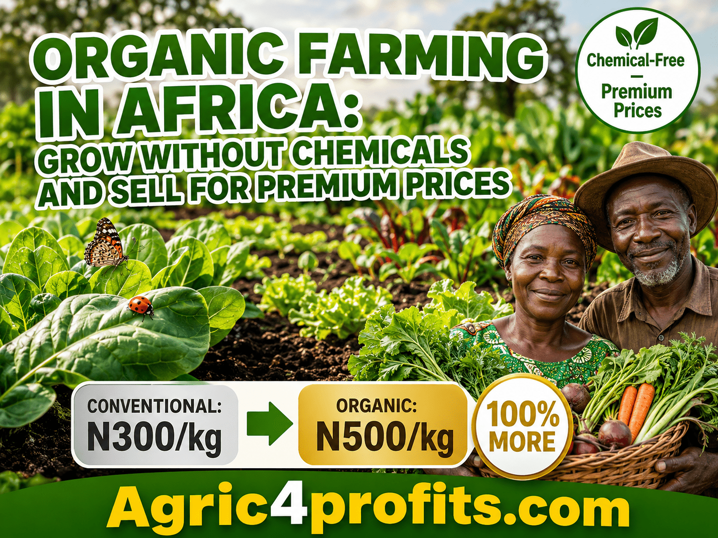 Organic Farming in Africa: Grow Without Chemicals and Sell for Premium Prices