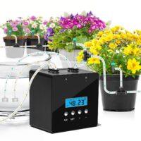 Plant Watering Devices - Dual Pump Automatic System for 20 Pots, 30-Day Smart Timer with USB-C Charging Ideal for Indoor Gardens & Balconies