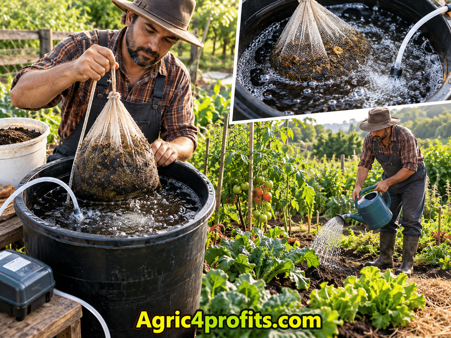 How to Make and Apply Compost Tea for Soil Microbes