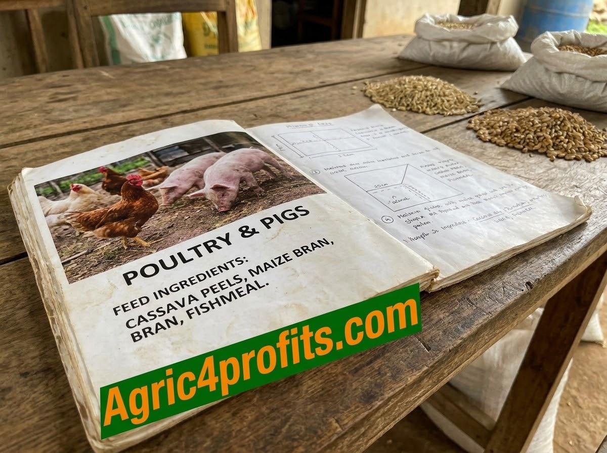 Low-Cost Feed Formulation for Poultry and Pigs